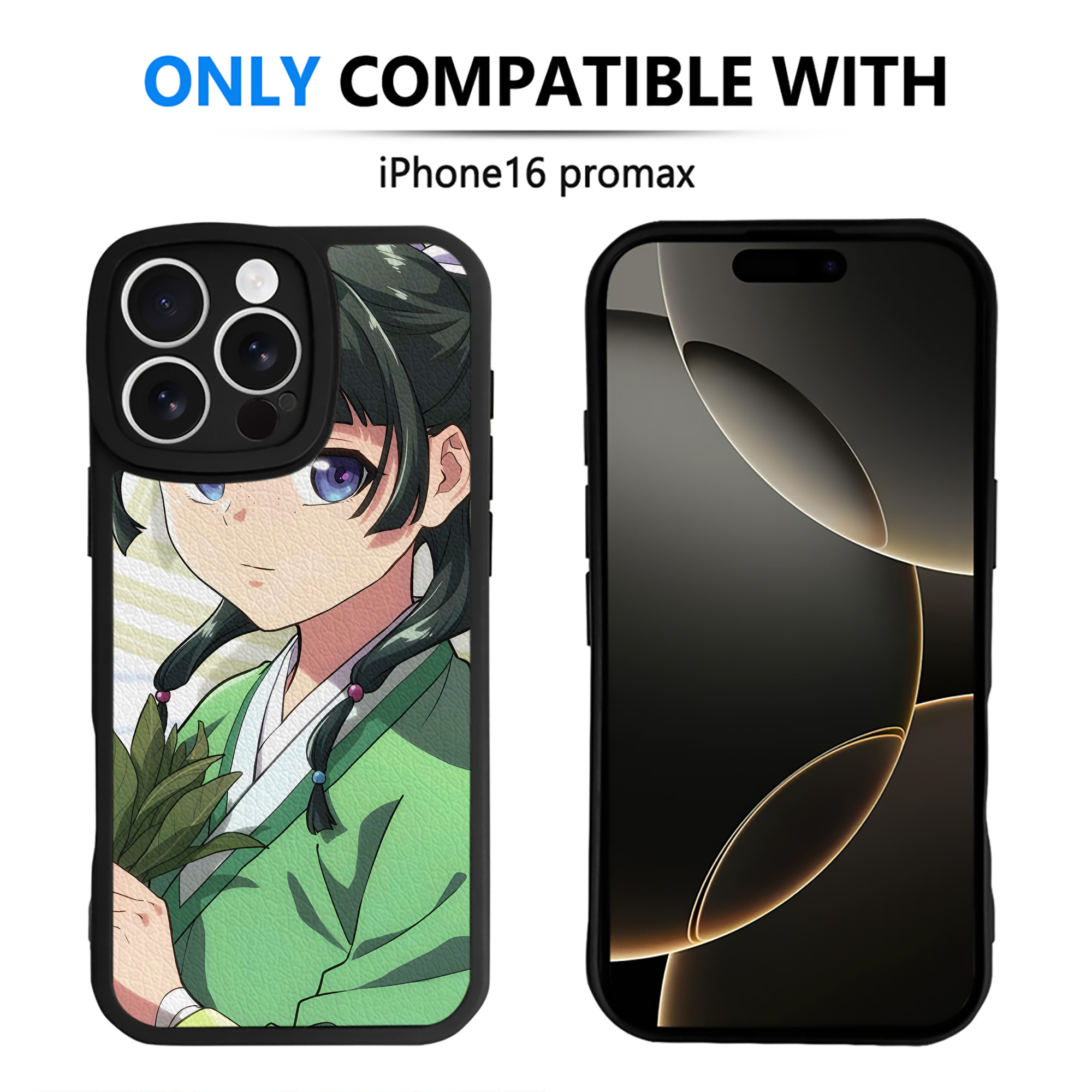 薬屋のひとりごと The Apothecary Diaries 【iPhone 16シリーズ対応】シリコンスマホケース（レザー調） 材質：シリコン
